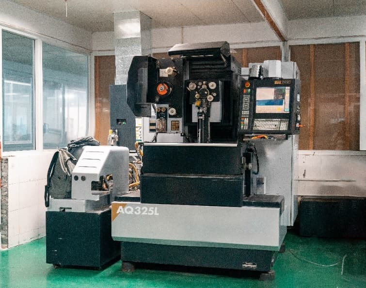 EDM at a manufacturing partner facility in China